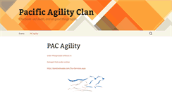 Desktop Screenshot of pacagility.com